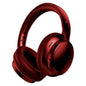 Wireless Bluetooth Headphones 5.4, 40H Playtime with 3 EQ Modes, 4 Micrs ENC Noise Cancelling for Clear Calls, Bass Boosted by 85%, Comfort Fit, Over Ear Headphones for Travel Home Office PC Red