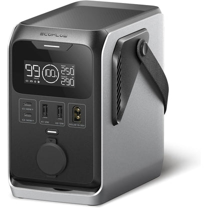 EF EcoFlow TRAIL 300 DC Portable Power Station, 288Wh LiFePO4 Battery, Solar Generator, 220W DC Output, Compact Power Bank for Camping, Travel, Outdoors, and Emergency Use