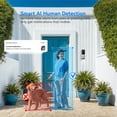 Wireless Wi-Fi Video Doorbell Camera with Two Way Audio, Smart Motion Detection, Night Vision and Cloud Storage, 2.4G Wi-Fi only