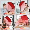 Red Light Lamp for Face and Body with Stand – 120 LEDs, 660nm Red & 850nm Near Infrared Light Device for Skin Appearance, Comfort & Daily Care