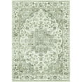 WIPONKEN 8x10 Area Rugs for Living Room Bedroom Dining Room Office Farmhouse, Machine Washable Non Slip Vintage Persia Rug Green