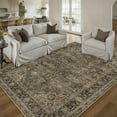 WIPONKEN 8x10 Area Rugs for Living Room Bedroom Dining Room Office Farmhouse, Machine Washable Non Slip Vintage Persia Rug