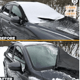 EVLIVE All-Weather Car Windshield Cover - Heavy Duty Wind & Snow Protector, Universal Fit for Cars, SUVs, Trucks (Frost & Ice Prevention)