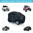 Kids Ride On Car Cover 2PCS,Large Power Wheels Cover Waterproof,Heavy Duty 420D Universal Toy Car Cover for Power Wheels Jeep & Toddler Electric Vehicles