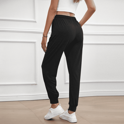 WQD Women's Jogger Sweatpants with Pockets Comfy Lounge Pants Casual Drawstring Athletic Workout Pajama Pants(Available in Plus Size)