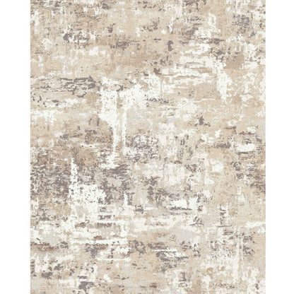 WIPONKEN 8x10 Area Rug for Living Room and Bedroom, Washable Modern Abstract Low-Pile Mat with Non-Slip Backing
